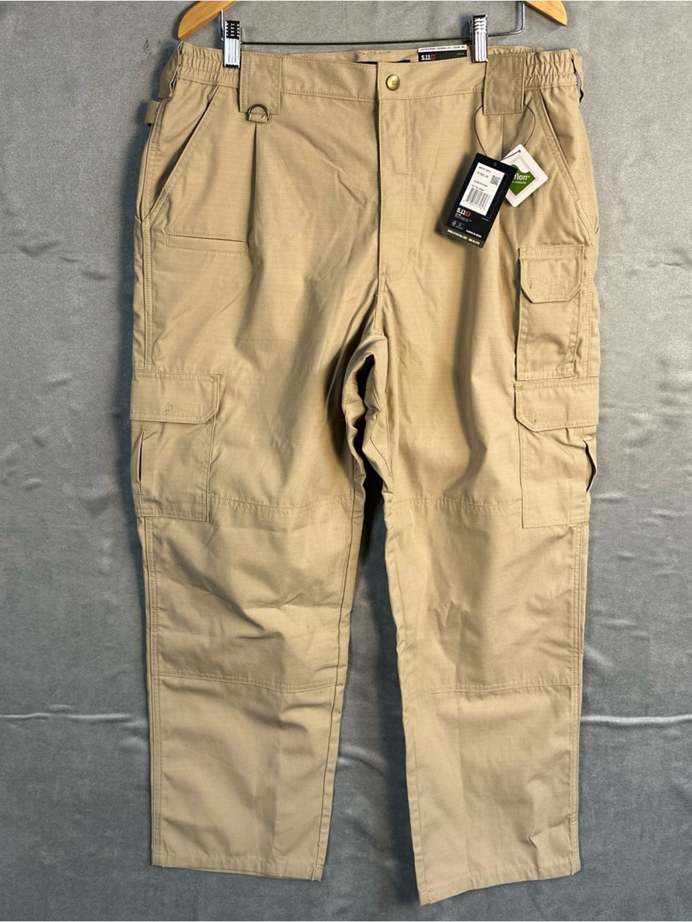 5.11 Tactical Taclite Pro Pants 74273 TDU Khaki Ripstop Cargo 38x30 NWT
